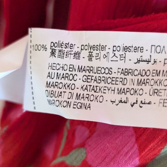 Zara floral wrap midi dress with 3/4 sleeves - Picture 13 of 16